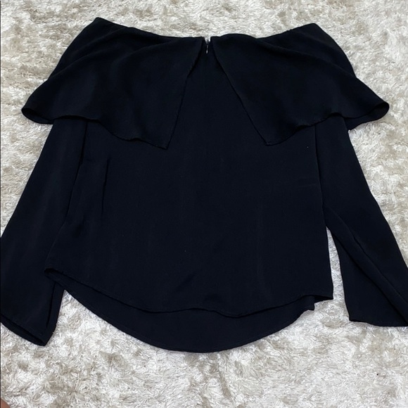 BLACK OFF THE SHOULDER BLOUSE!!!!!!!!!!!!!!!! - Picture 2 of 2